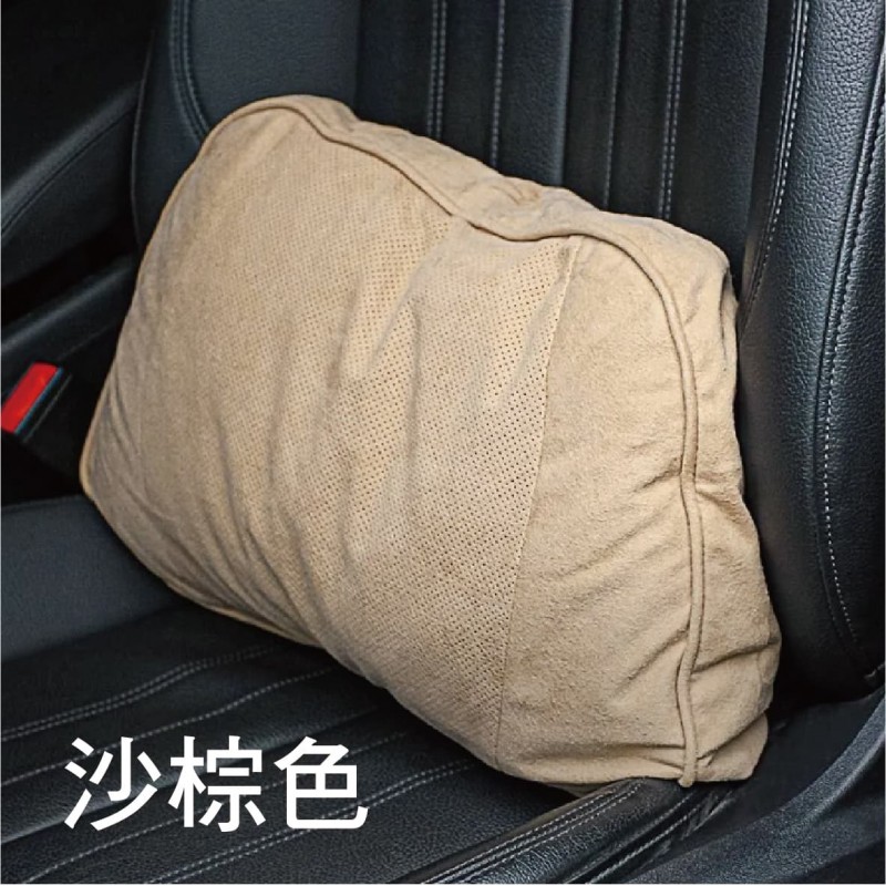 Relass 王朝麂皮腰墊(美國杜邦棉)-星曜灰/沙棕色 Relass 王朝麂皮腰墊(美國杜邦棉)-星曜灰/沙棕色