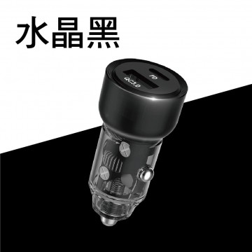 ANBORTEH安伯特 ABT-E711 車用快充 PD+QC3.0(水晶黑/水晶紫)