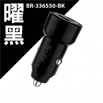 BRUCE喬楀 充極霸車用充電器 PD60W(曜黑/透黑)