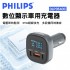 PHILIPS飛利浦 DLP3540C 數位顯示車用充電器 65W