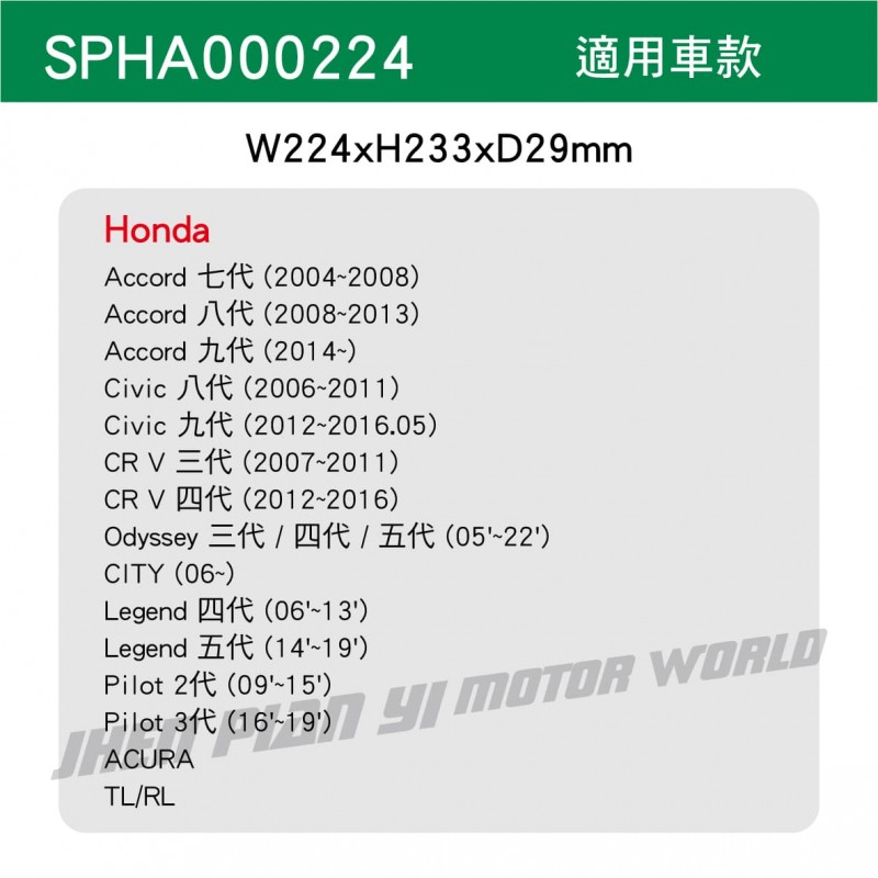 SPEED MASTER速馬力 森林風ALL PASS汽車冷氣濾網