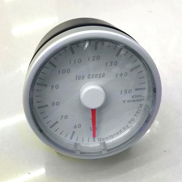 [出清]Top Gauge賽車錶(紅藍雙色白底)60mm油溫錶
