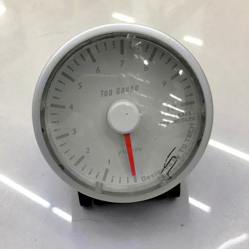 [出清]Top Gauge賽車錶(紅藍雙色白底)60mm油壓錶