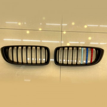 [出清]水箱護罩-消光黑3色線(BMW F32 2014~)