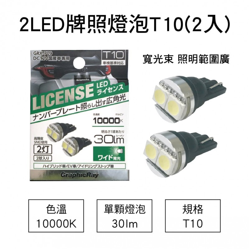 日本AXS LED小炸彈後燈燈泡(汽車燈泡) 10000K 白光 T10/T16