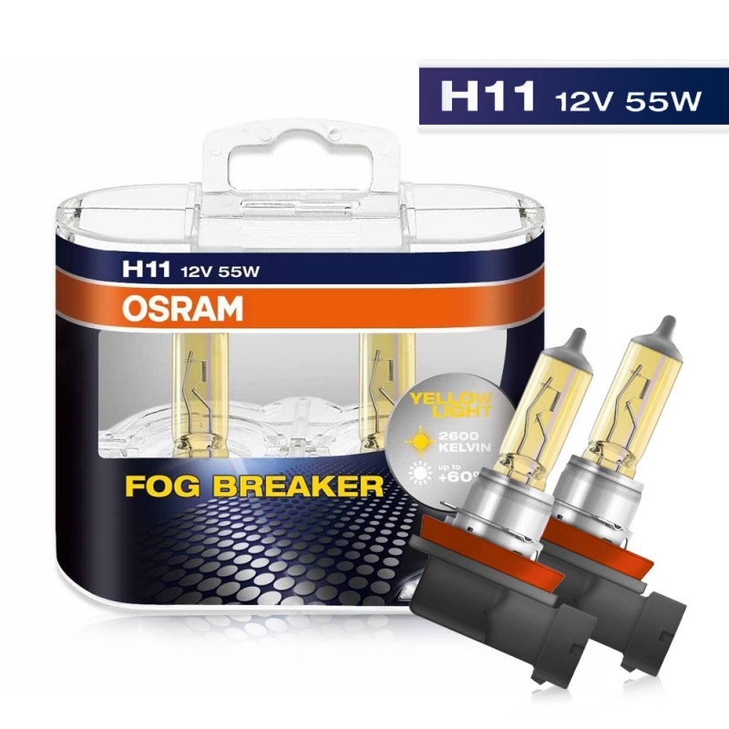 OSRAM歐司朗 FOG BREAKER終極黃金 2600K 鹵素車燈 H11 OSRAM歐司朗 FOG BREAKER終極黃金 2600K 鹵素車燈 H11
