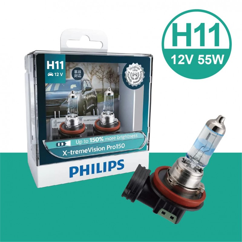 PHILIPS飛利浦 幻靚光 X-tremeVision Pro150(+150%)鹵素車燈 PHILIPS飛利浦 幻靚光 X-tremeVision Pro150(+150%)鹵素車燈