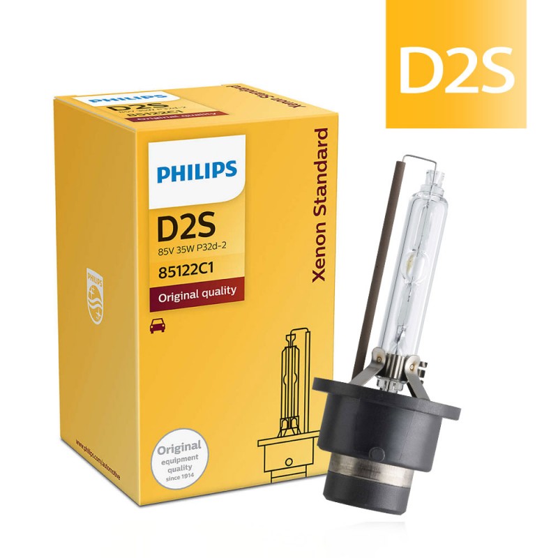 PHILIPS飛利浦  Xenon-Standard HID 氣體放電氙氣燈(單顆) D2S