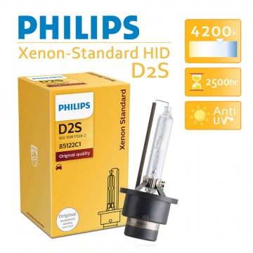 PHILIPS飛利浦  Xenon-Standard HID 氣體放電氙氣燈(單顆) D2S