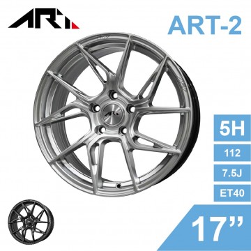 [預購]ART 旋壓鋁圈輪框 ART-2 17吋 5孔112/7.5J/ET40