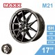 [預購]MAXX 旋壓鋁圈輪框 M21 17吋 5孔108/7.5J/ET38(灰/銅)