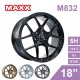 [預購]MAXX 旋壓鋁圈輪框 M832 18吋 5孔114.3/8J/ET40(黑/銅/銀/灰)