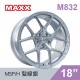 [預購]MAXX 旋壓鋁圈輪框 M832 18吋 5孔100/8J/ET38(銀/灰)